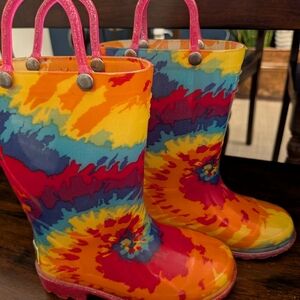 Western Chief Tie-Dye Multi-Color Rain Boots